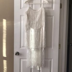 roxy sequin fringe dress